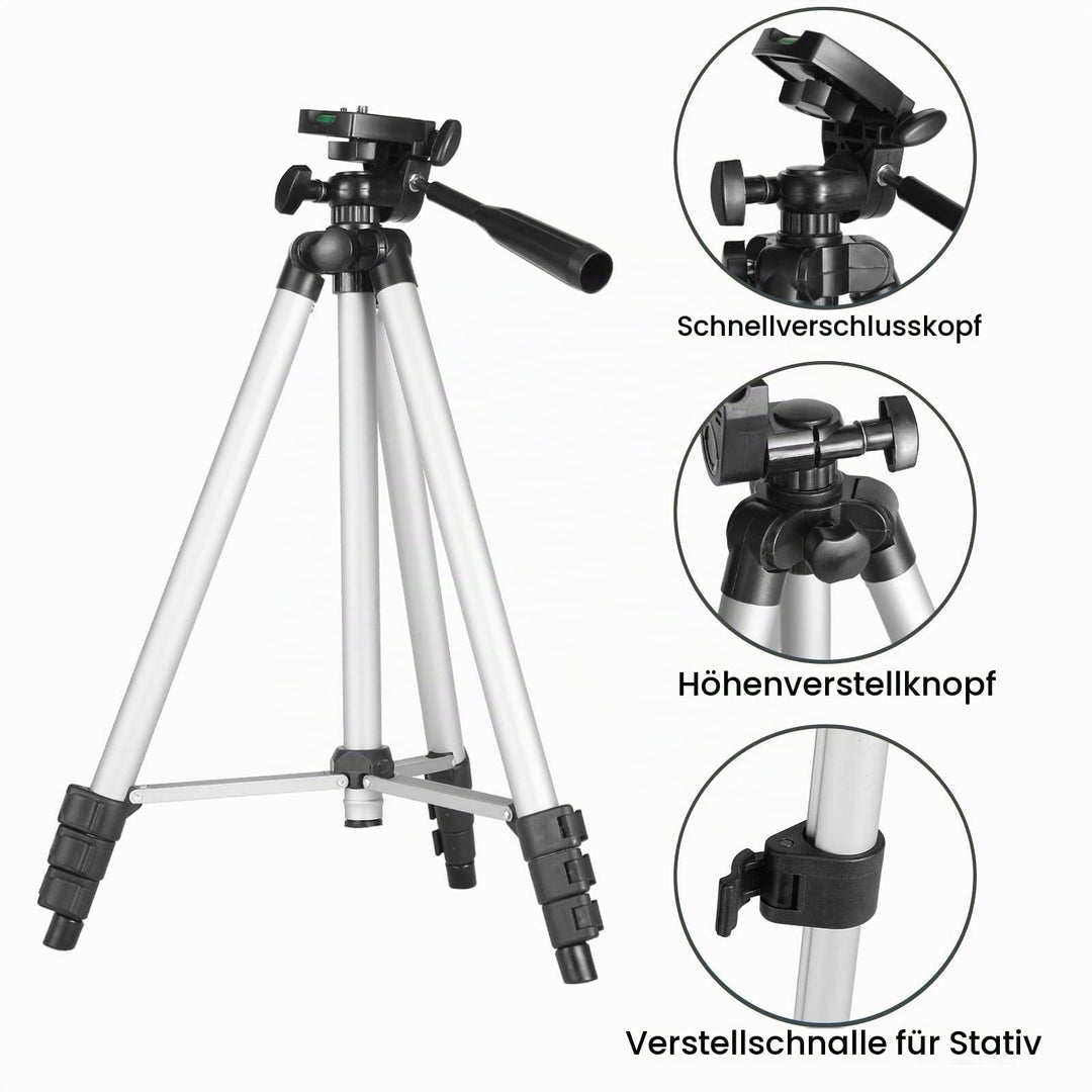 Refraktor Teleskop 70mm Apertur 400mm für Einsteiger mit Stativ - Bild 7