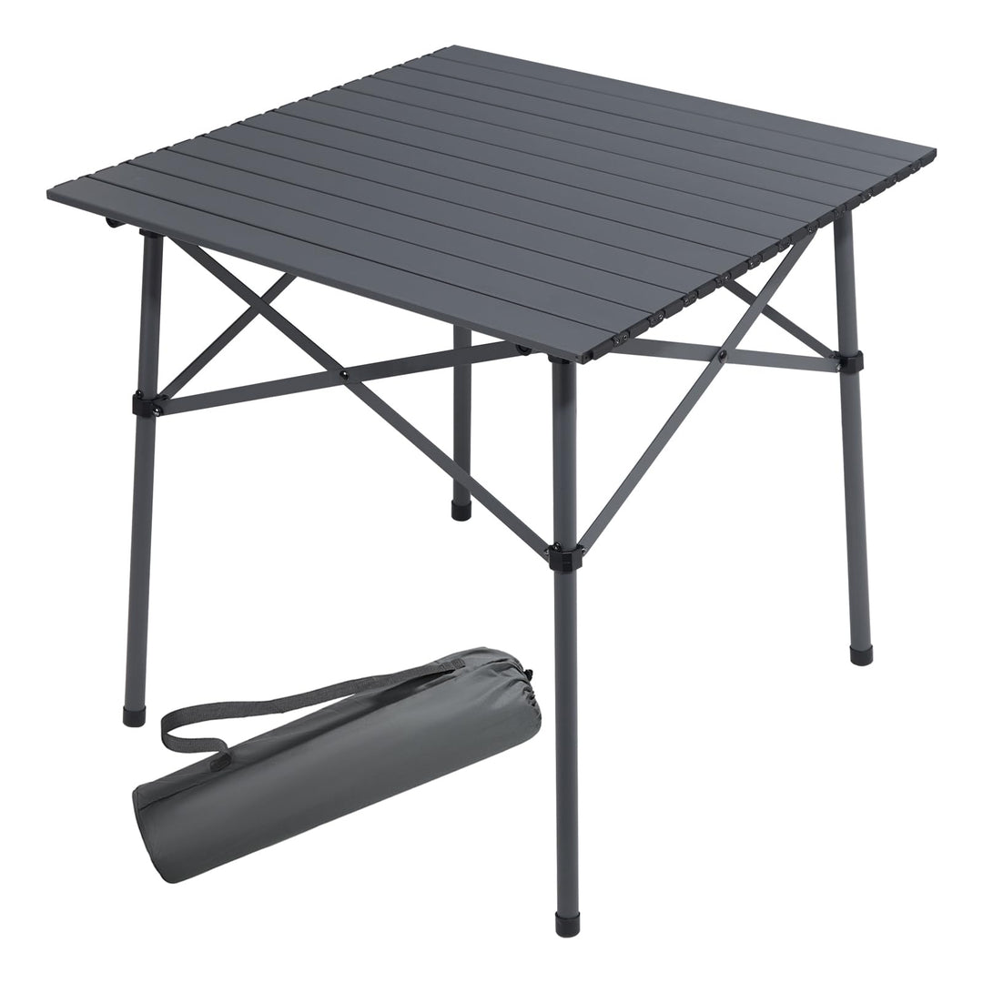 Campingtisch klappbar Aluminium 70x70cm 80kg belastbar mit Tragetasche