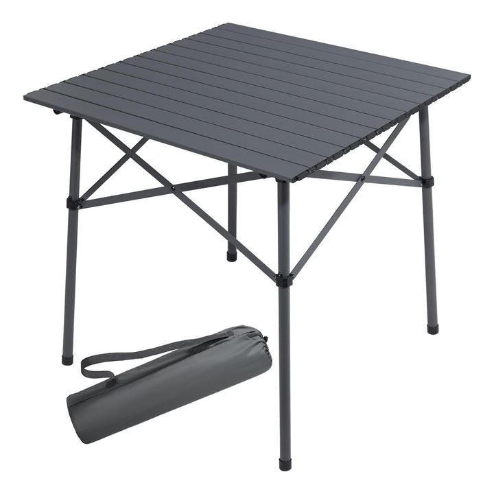 Campingtisch klappbar Aluminium 70x70cm 80kg belastbar mit Tragetasche