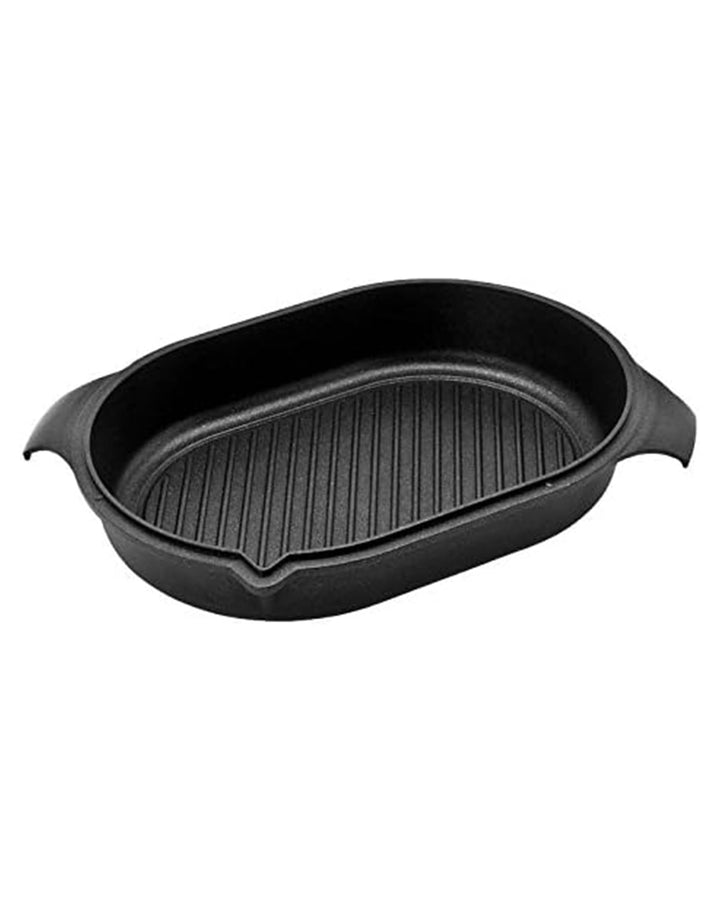 Gussdeckel Grillpfanne Induktion Titan-Keramik 41,5x28,5 cm