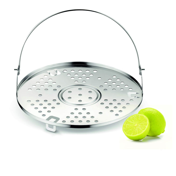 Grilleinlage Schnellkochtopf Edelstahl 18/10 Ø 22 cm für 3,5–9 Liter