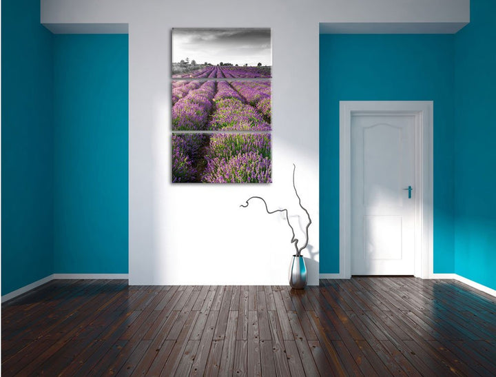 Leinwandbild Lavendelfelder Provence 3-teilig 120x80 cm - Bild 5