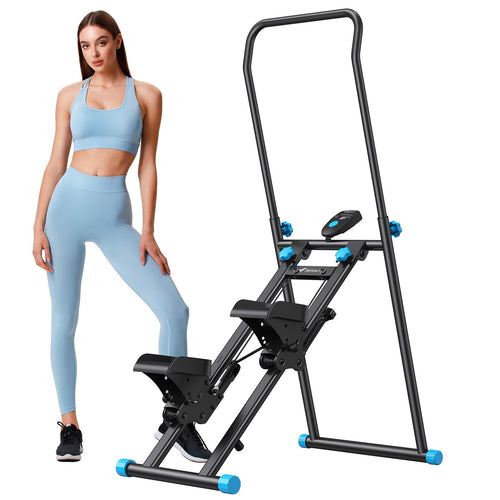 Stair Stepper Heimtrainer Vertikal mit LCD-Monitor und Lenker