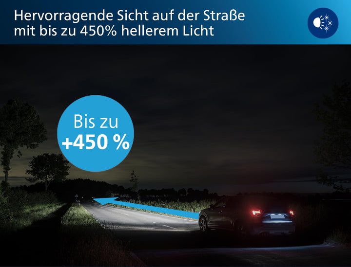 H4-LED Nachrüstlampe Direct-fit 5800K bis 450% heller 2er-Set - Bild 5
