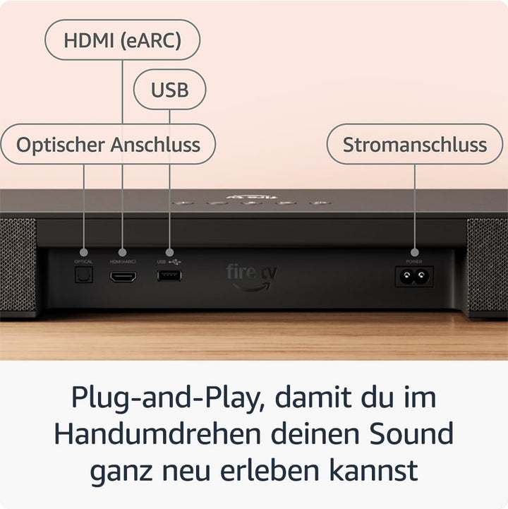 Soundbar 3.1-Kanal Dolby Atmos DTS:X All-in-one für Fire TV - Bild 6