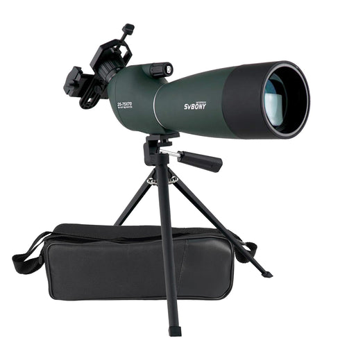 Spektiv 25-75x70 HD mit Stativ und Smartphone-Adapter Vogelbeobachtung