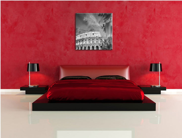 Leinwandbild Kolosseum Rom quadratisch 70x70 cm Wanddeko - Bild 5