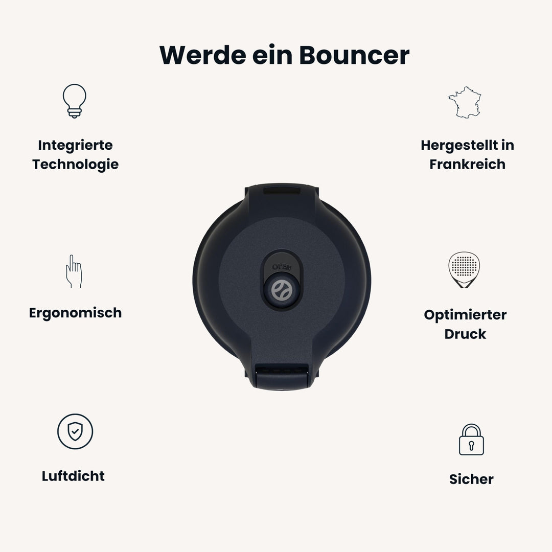 Druckbehälter Padelbälle mit Pumpmechanismus für 4 Bälle - Bild 7