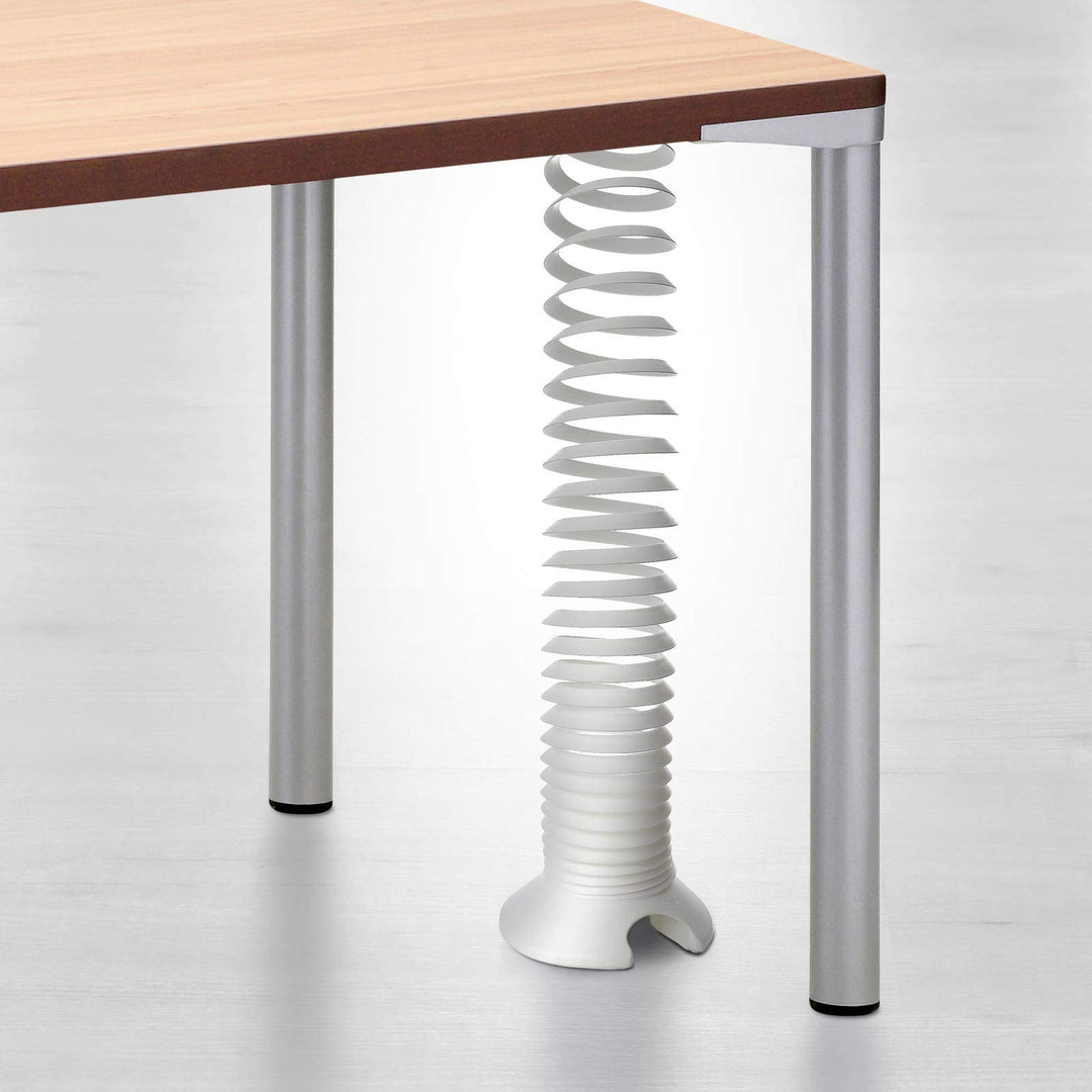 Kabelspirale Weiss vertikale Kabelführung höhenverstellbar bis 160 cm - Bild 4