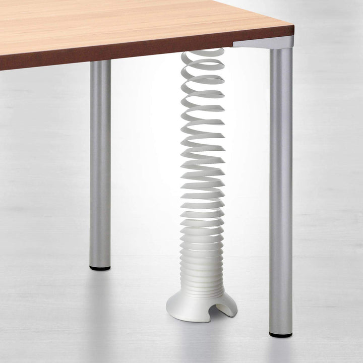 Kabelspirale Weiss vertikale Kabelführung höhenverstellbar bis 160 cm - Bild 4