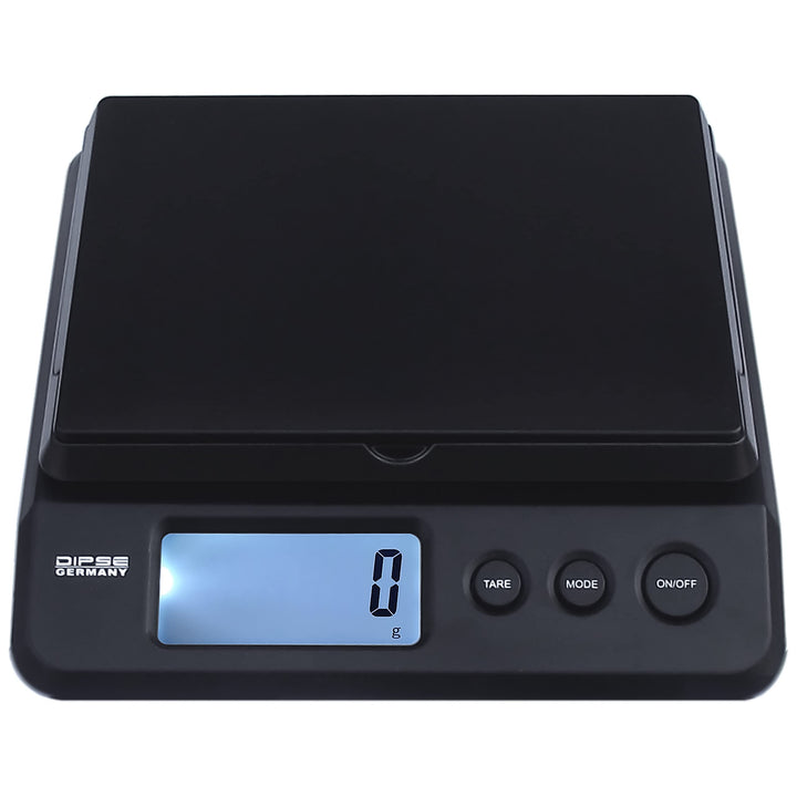 Digitale Paketwaage 20 kg / 1 g Teilung mit USB und Batterie