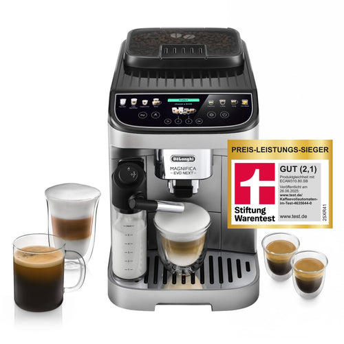 Kaffeevollautomat 13 One-Touch-Getränke LatteCrema Milchschaum Touch-Display