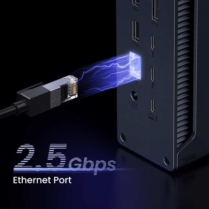 Thunderbolt 4 Dockingstation 13-in-1 40Gbps Dual 4K 90W Aufladung - Bild 7