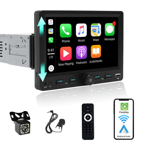 1-DIN Autoradio 7-Zoll Touchscreen Wireless CarPlay Android Auto