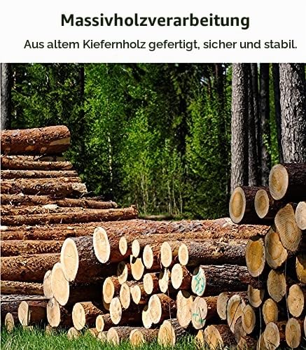 Drehbares Bücherregal Massivholz 4-stöckig 360° für Kinder - Bild 10