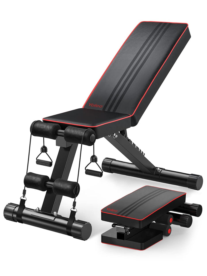 Hantelbank verstellbar klappbar 300 kg 11 Positionen Home Gym - Bild 4