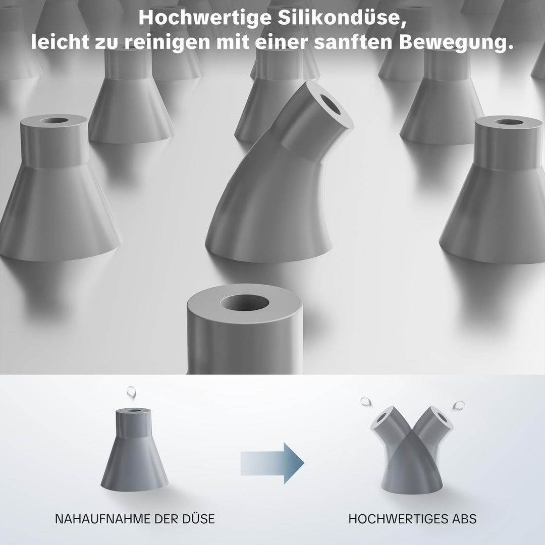 Regendusche Set Edelstahl Chrom 30x30cm eckig höhenverstellbar - Bild 5