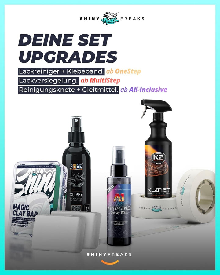 Exzenter Poliermaschinen Set 20-teilig 1000W mit Politur und Versiegelung - Bild 5