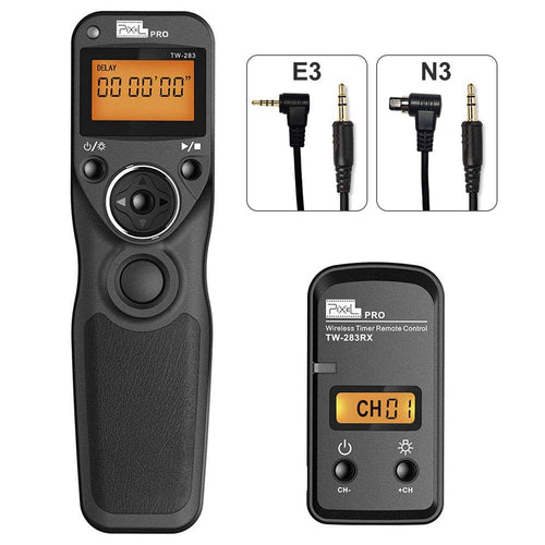Funk-Fernauslöser mit Timer für Canon 2,4GHz LCD 80m Reichweite