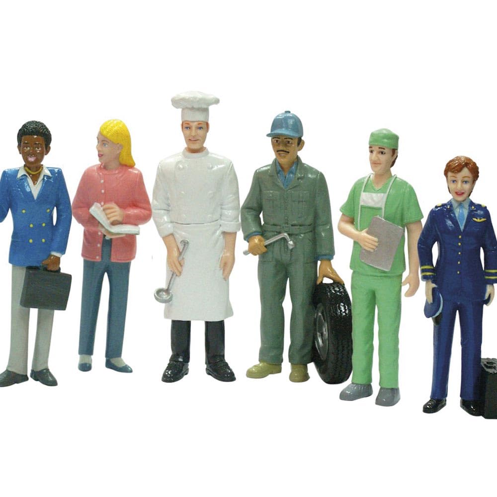 Berufe-Figuren Set 11-teilig 12,5 cm für Puppenhaus - Bild 4