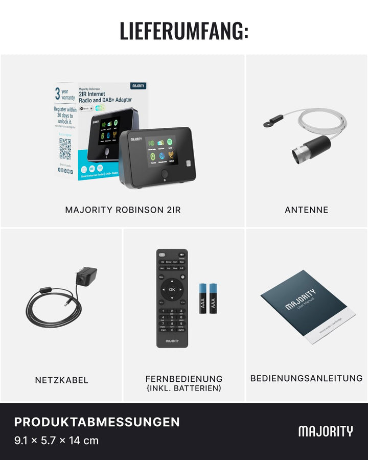 Internetradio-Tuner DAB+ mit Spotify Connect &amp; Bluetooth, Farbdisplay - Bild 7