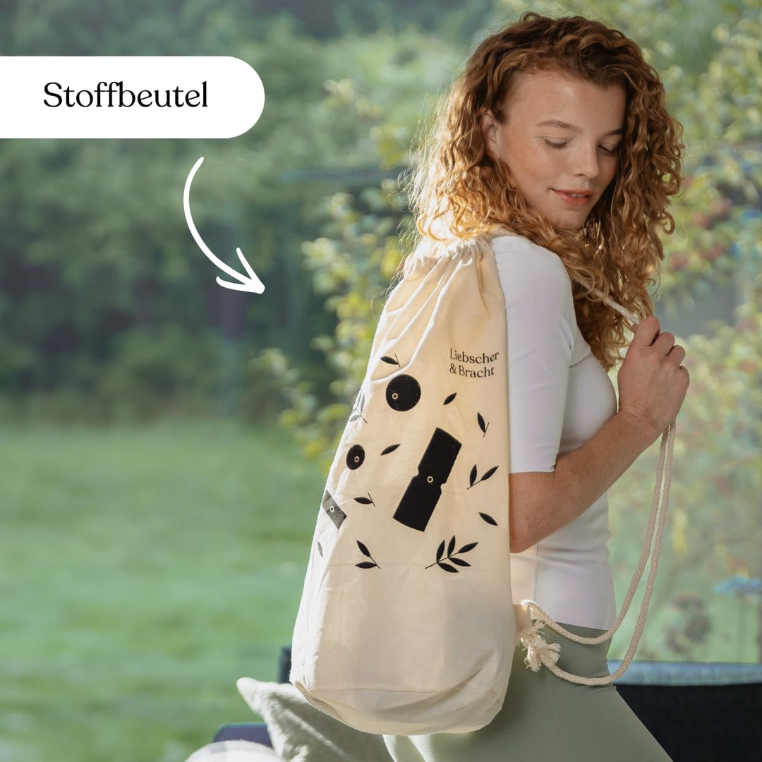 Faszienrollen-Set 4-teilig mit Faszienball schwarz Made in Germany - Bild 6