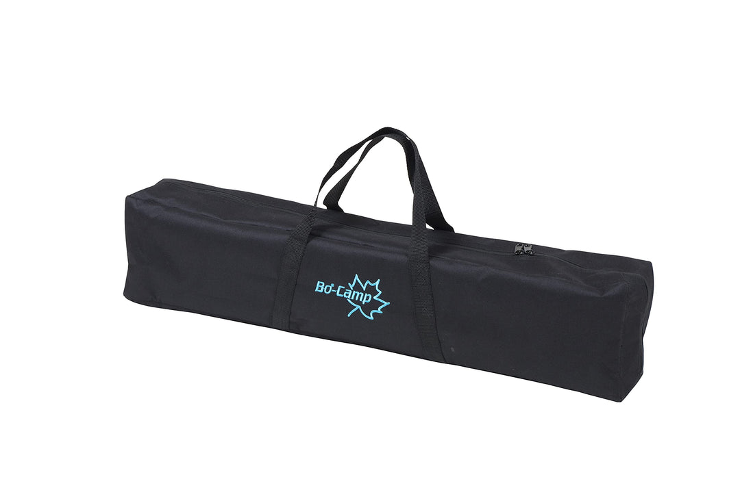 Campingtisch Bambus höhenverstellbar 43–65 cm Aluminium klappbar