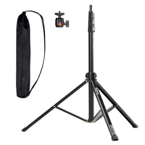 Lichtstativ Aluminium 56–200 cm, 4 kg Traglast, kompakt faltbar