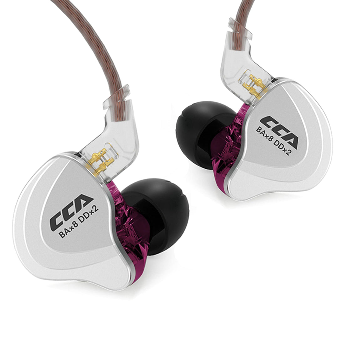 In-Ear-Kopfhörer Hybrid 10 Treiber HiFi-Stereo mit Geräuschunterdrückung
