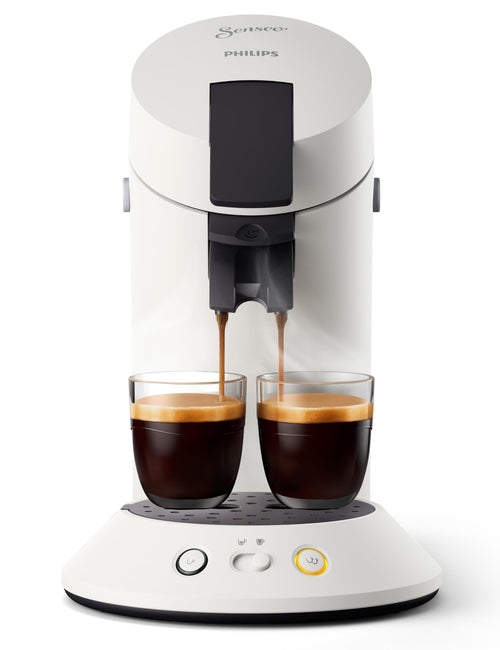 Kaffeepadmaschine Weiss 0,7 L Zwei-Tassen-Funktion Senseo-Pads