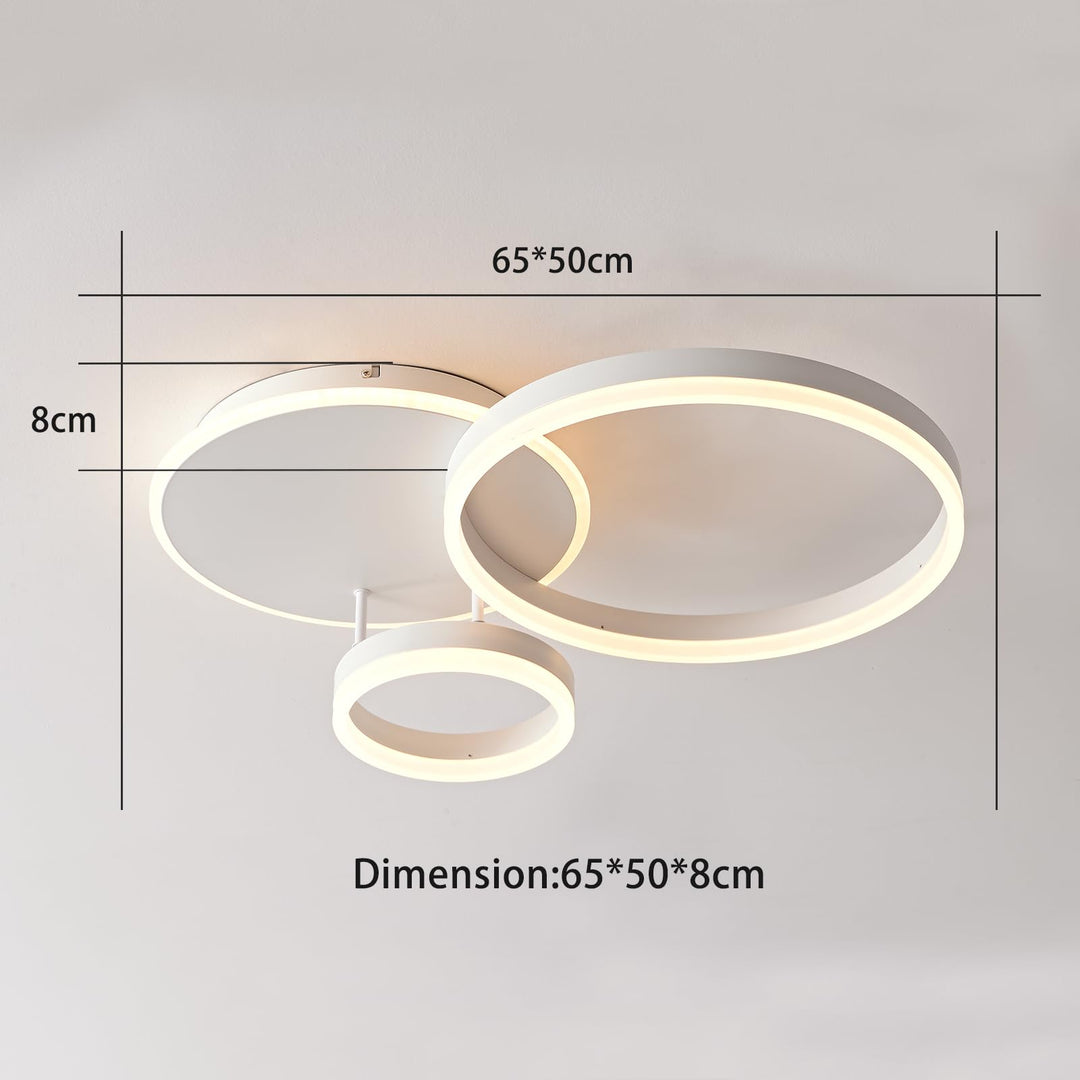 LED Deckenleuchte dimmbar 54 W 65x50 cm für Wohnzimmer - Bild 7