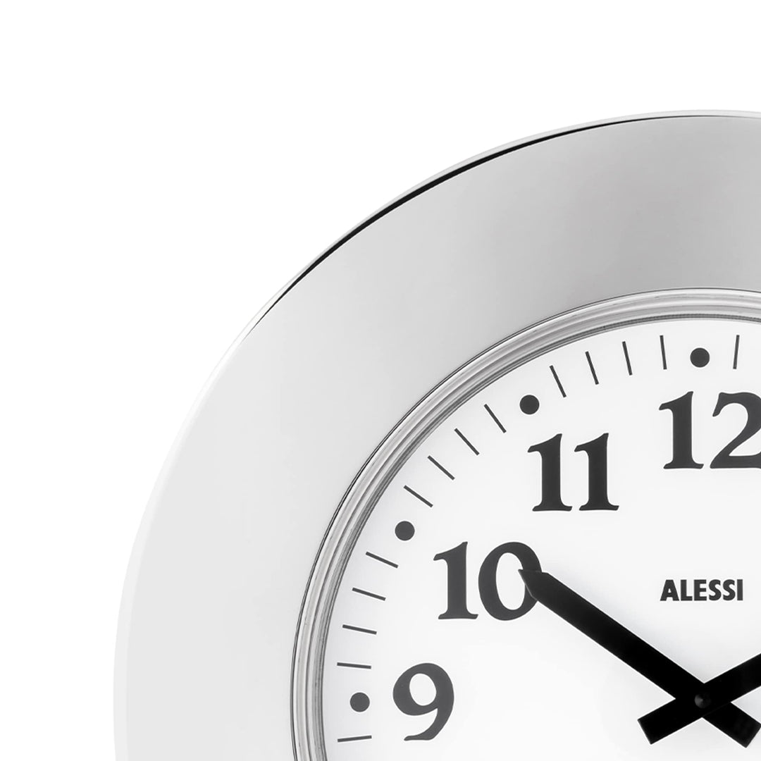 Wanduhr Edelstahl poliert 40 cm Momento-Design - Bild 3