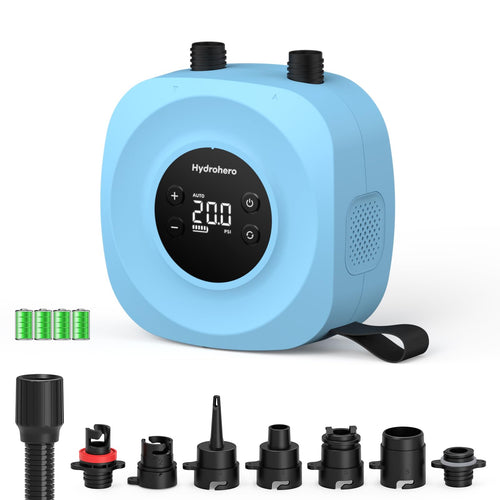 Elektrische SUP Pumpe Akku 20 PSI mit LED-Display für Paddleboards