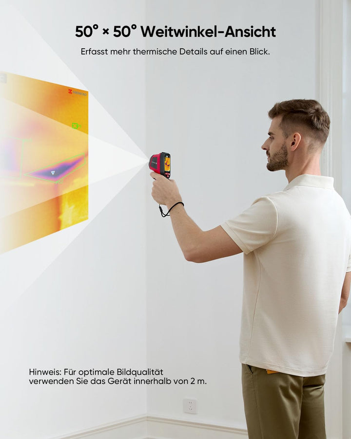 Wärmebildkamera 240x240 SuperIR mit Laserpointer 20Hz -20 bis 400°C - Bild 6