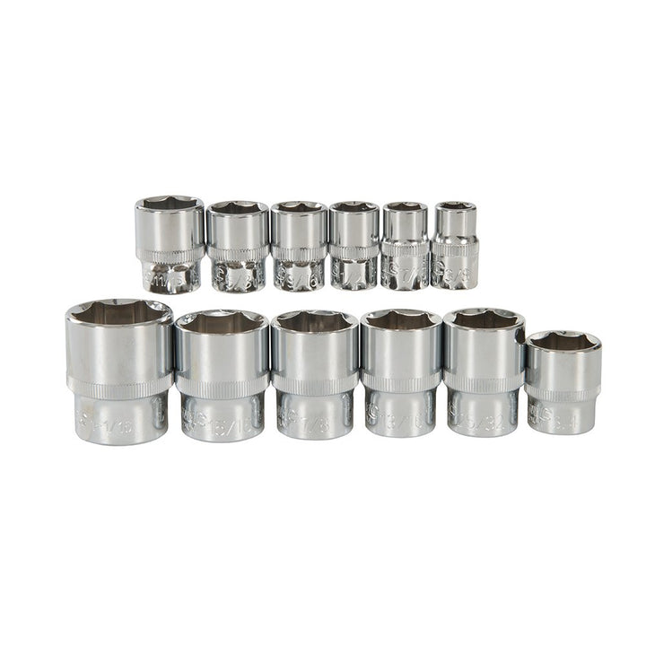 Mechaniker-Werkzeugset 90-tlg. Chrom-Vanadium Metrisch &amp; Zöllig - Bild 8