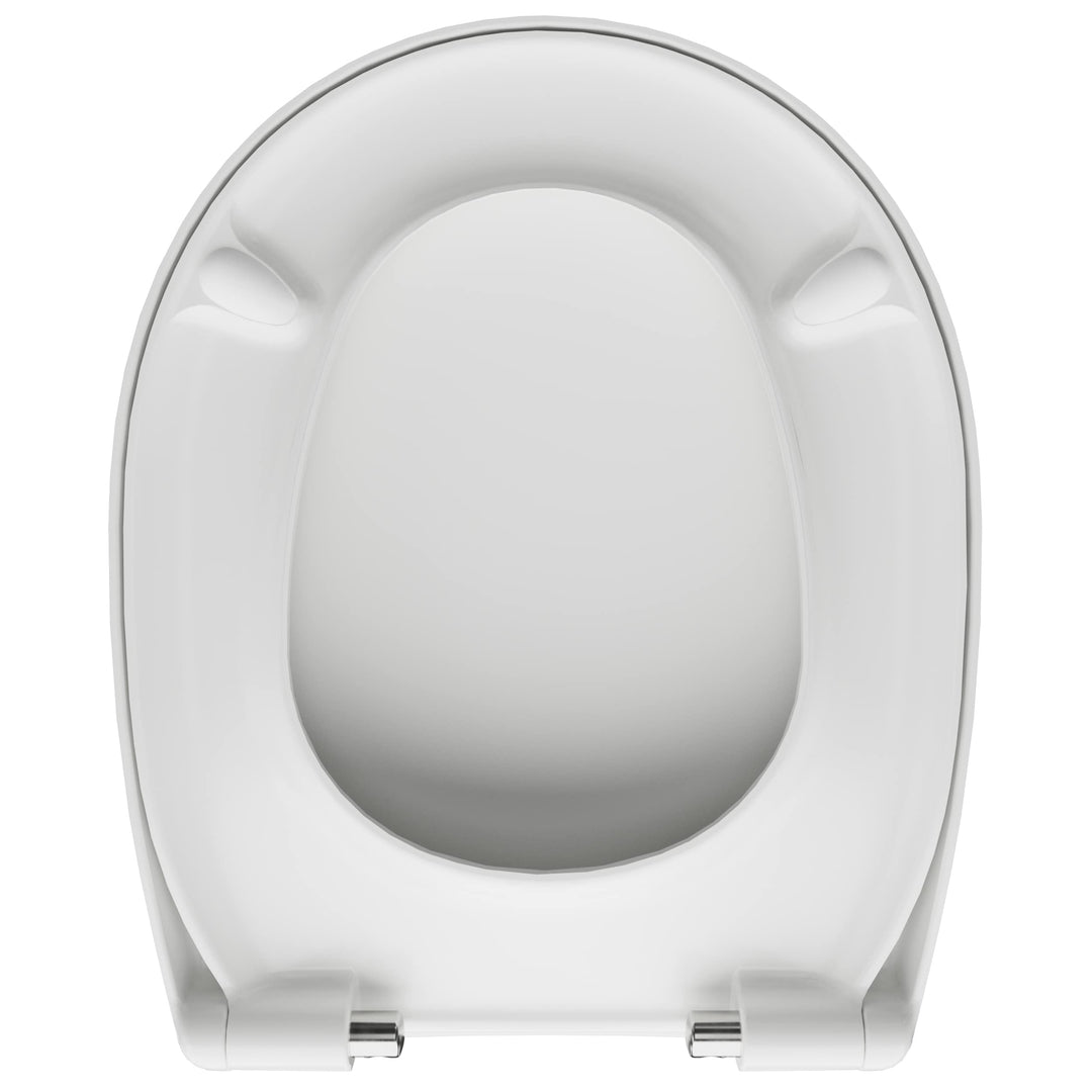 WC-Sitz Oval Duroplast mit SoftClose Absenkautomatik Weiss - Bild 9