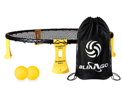 Roundnet Set mit Netz, 2 Bällen und Pumpe für Outdoor