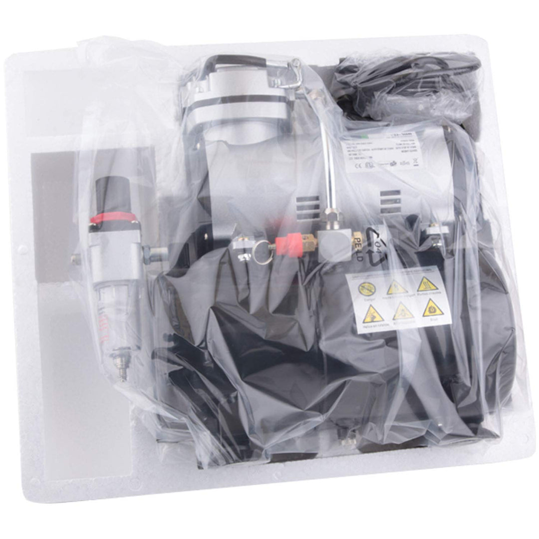 Airbrush Kompressor mit 3L Lufttank ölfreier Kolben 4 bar Auto-Stop - Bild 7