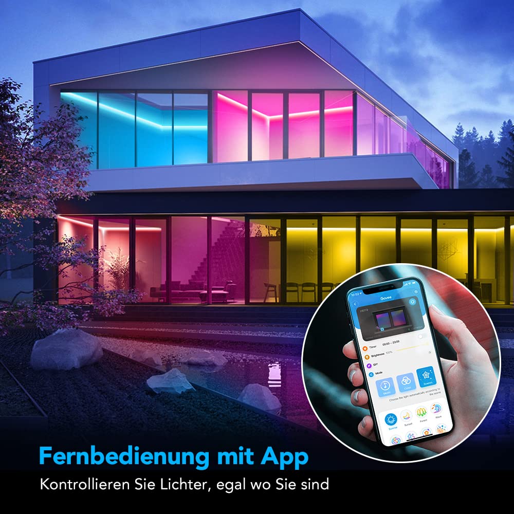 LED Streifen RGB WiFi 10m mit Musik-Sync und App-Steuerung - Bild 4