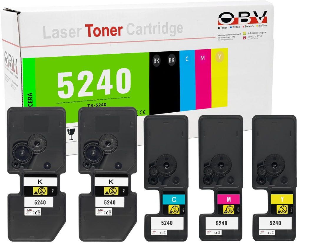 Toner Set TK-5240 kompatibel Kyocera ECOSYS 5er-Set mit Chip