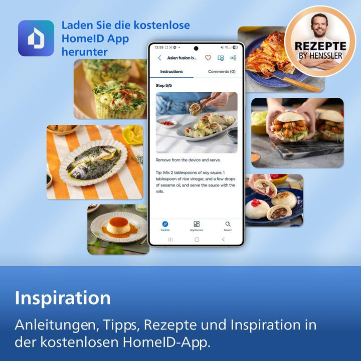 Heissluftfritteuse XXL 7,1 L Doppelzone 10 Funktionen Touchscreen - Bild 10