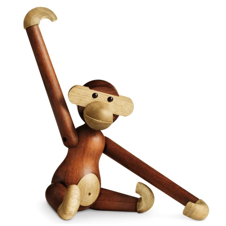 Holzaffe Designfigur dunkel 18,5 cm – Deko &amp; Geschenkidee - Bild 3