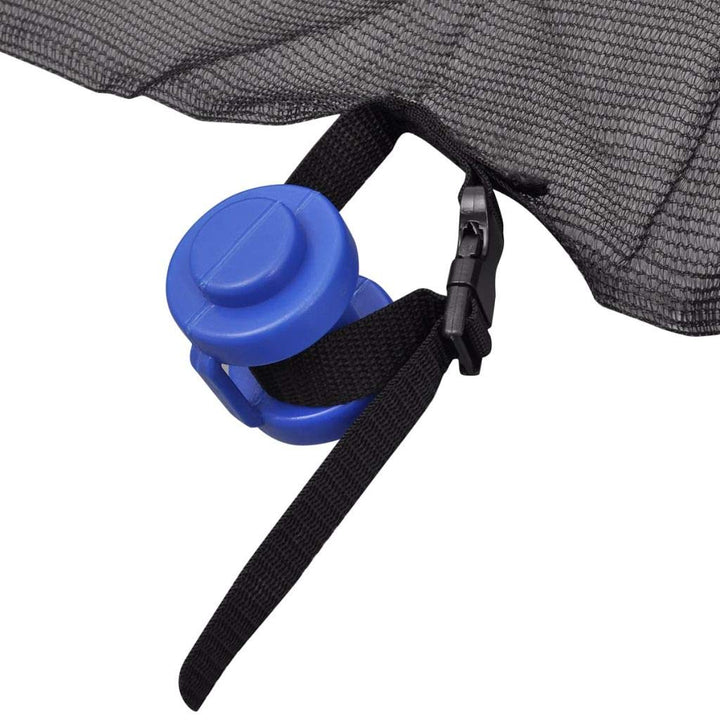 Trampolin Sicherheitsnetz 366 cm rund für 8 Stangen schwarz - Bild 5