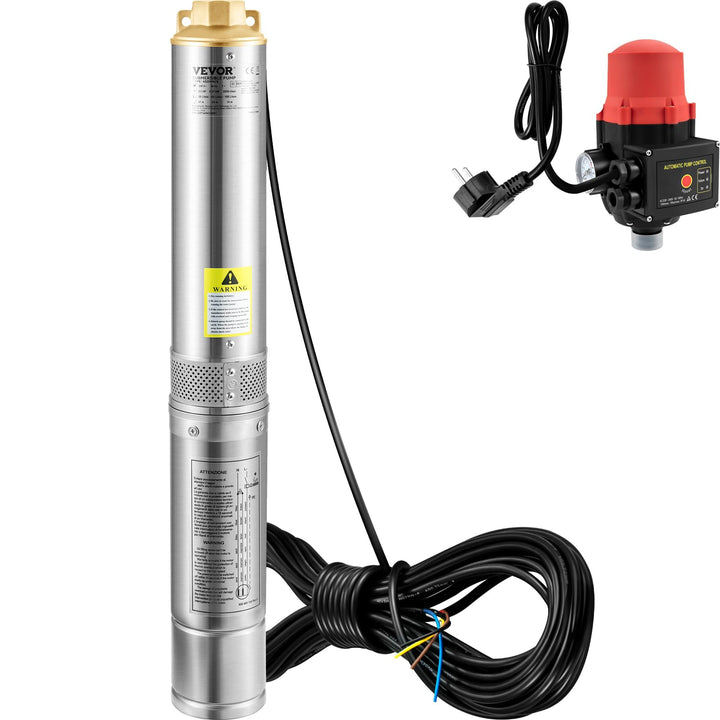 Tiefbrunnenpumpe Edelstahl 750 W 105 l/min Förderhöhe 62 m - Bild 10
