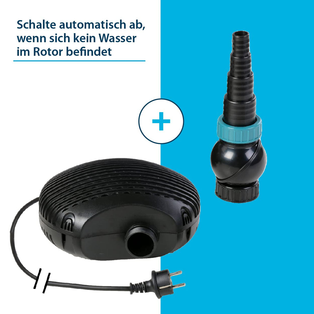 Teichpumpe 68W 10000 l/h Keramikwelle fuer Filter und Wasserfall - Bild 2
