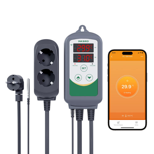 WLAN Thermostat Steckdose Heizen Kühlen App-Steuerung NTC-Sensor