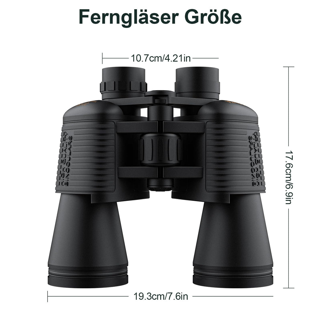 Fernglas 20x52 HD mit FMC-Objektiv und BAK-4-Prisma für Jagd und Wandern - Bild 8