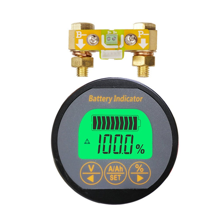 Batteriemonitor mit Shunt 8-100V 350A 999Ah für Solar Wohnmobil Auto
