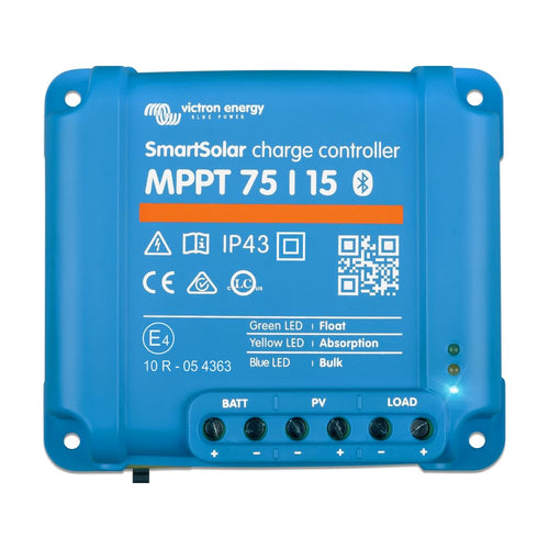 MPPT Solarladeregler 75V 15A 12/24V mit Bluetooth-Monitoring