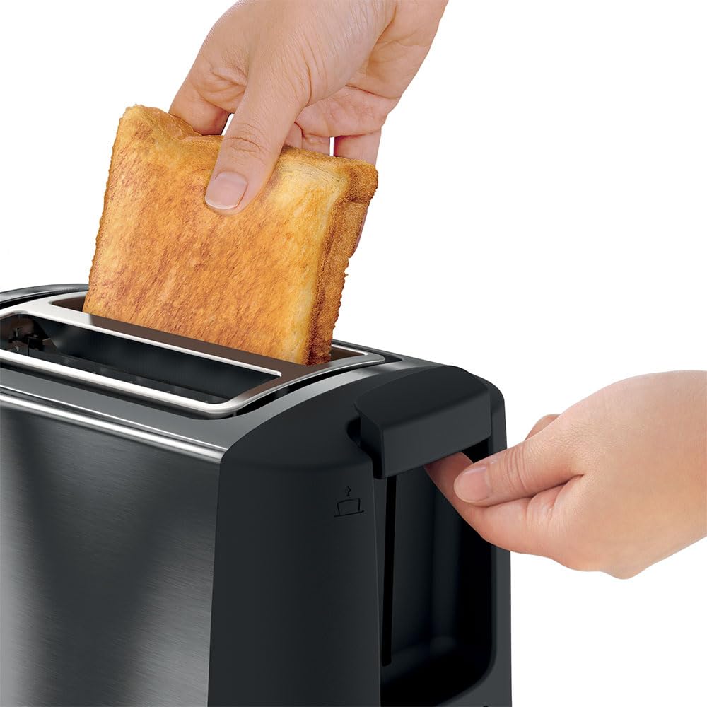 Toaster 2 Schlitze Edelstahl 850W mit 7 Bräunungsstufen - Bild 6